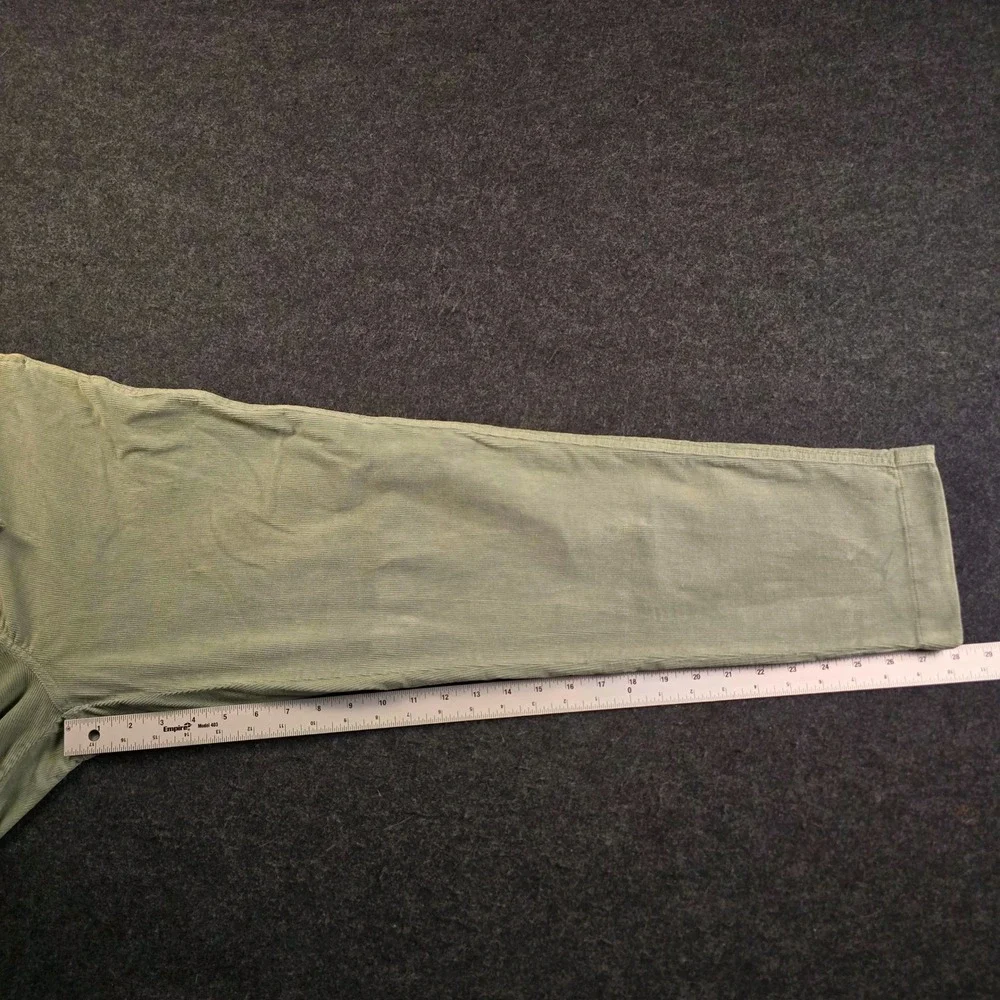 Todd Snyder Stretch Weekend Pants Corduroy Drawstring Elastic Green Men's XS